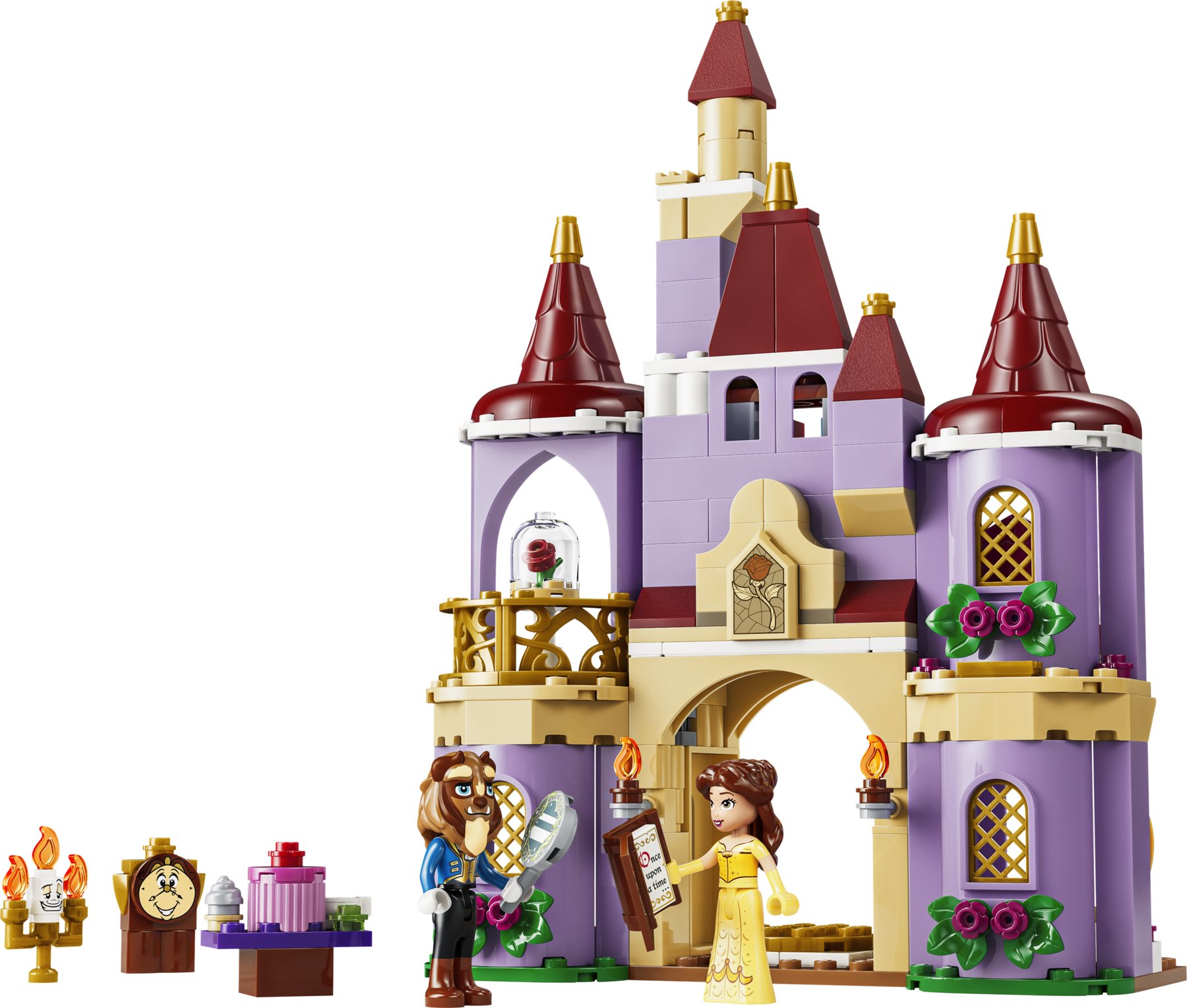 Official LEGO image of Belle & the Beast's Enchanted Castle