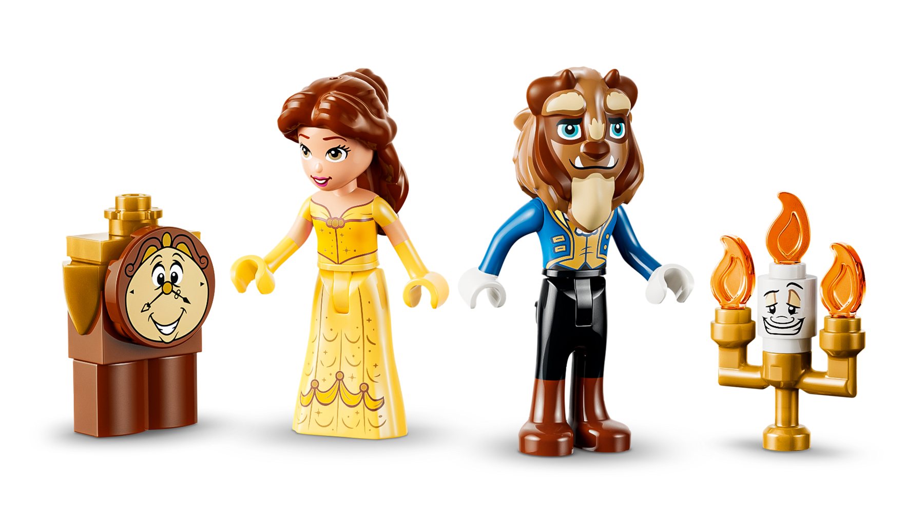 Official LEGO image of Belle & the Beast's Enchanted Castle