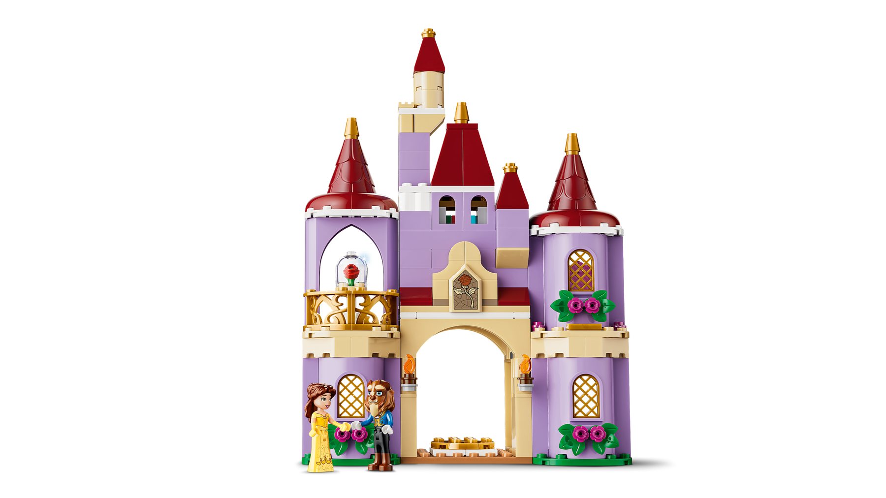 Official LEGO image of Belle & the Beast's Enchanted Castle