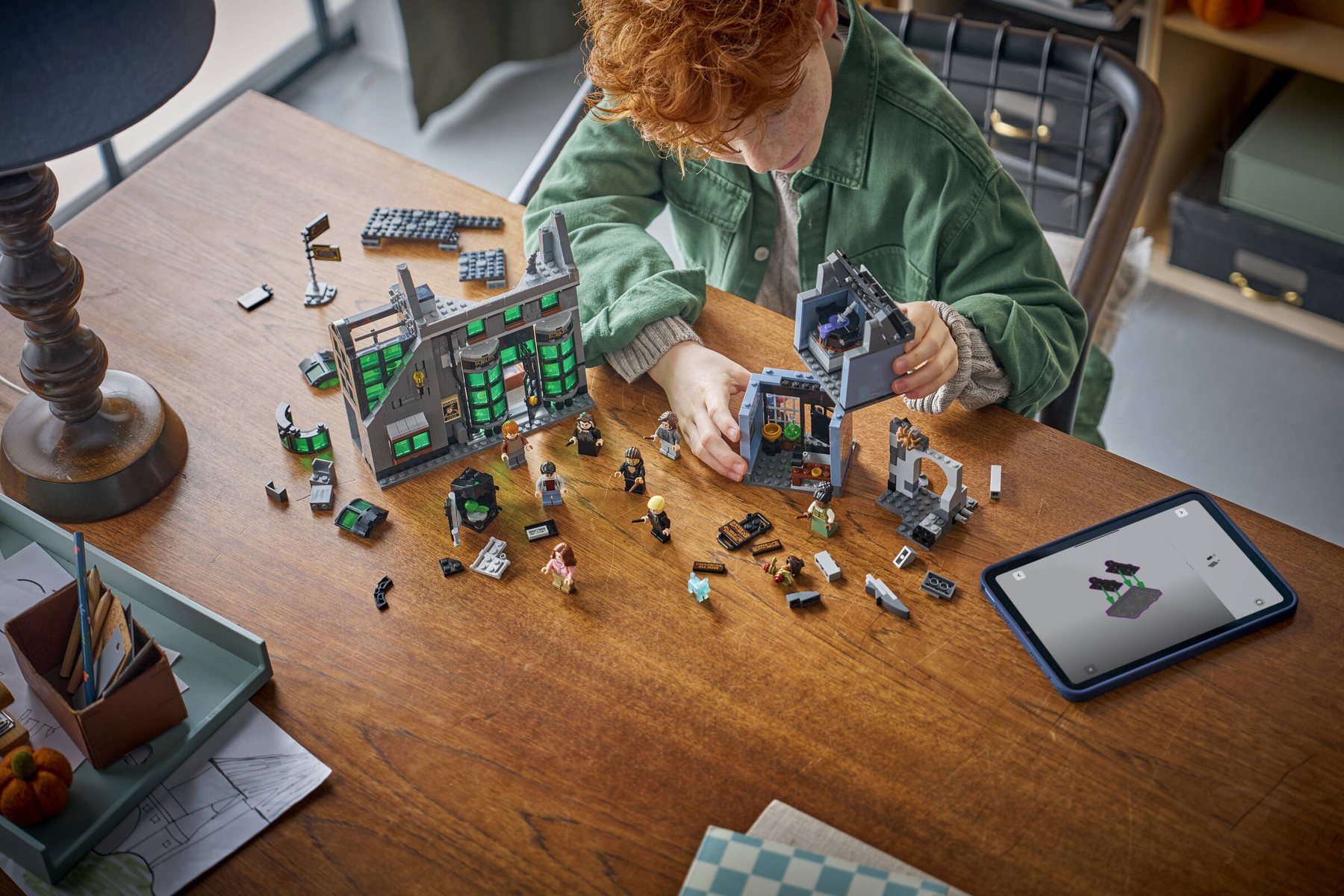 Official LEGO image of Knockturn Alley™ Wizarding Shops