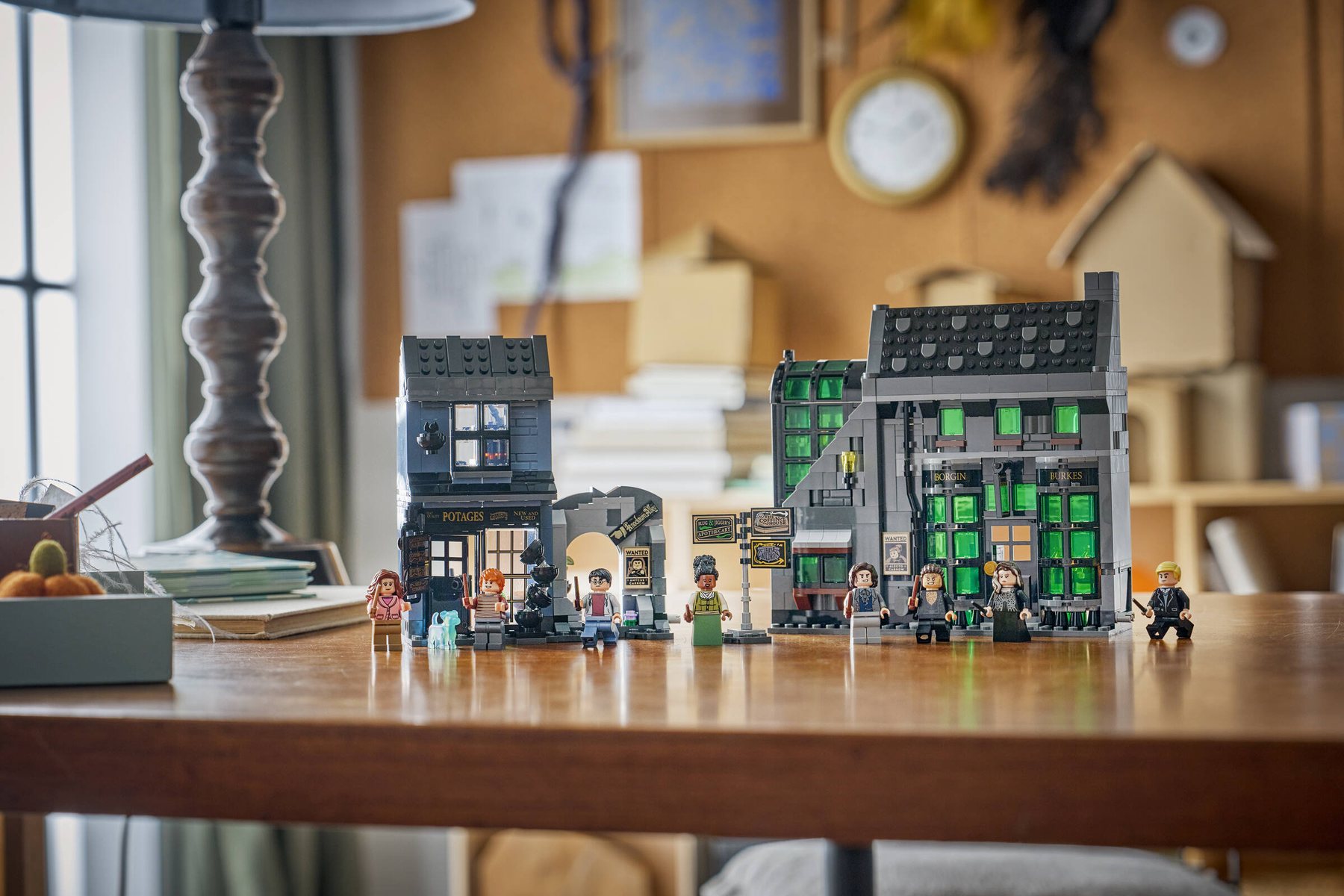 Official LEGO image of Knockturn Alley™ Wizarding Shops