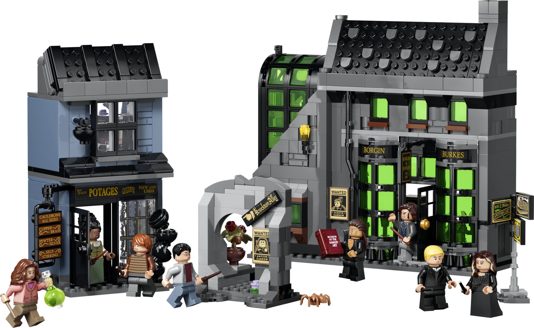 Official LEGO image of Knockturn Alley™ Wizarding Shops