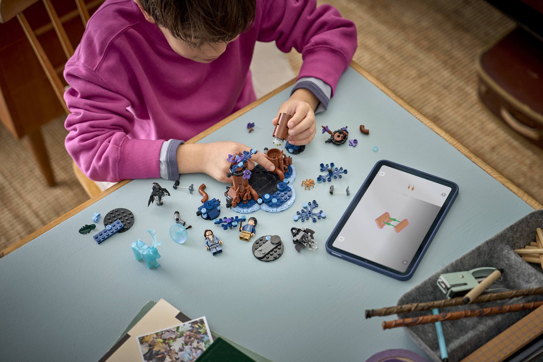 Official LEGO lifestyle image of Forbidden Forest™: Expecto Patronum