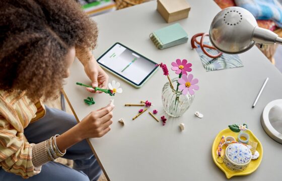 Official LEGO image of Cosmos Flowers