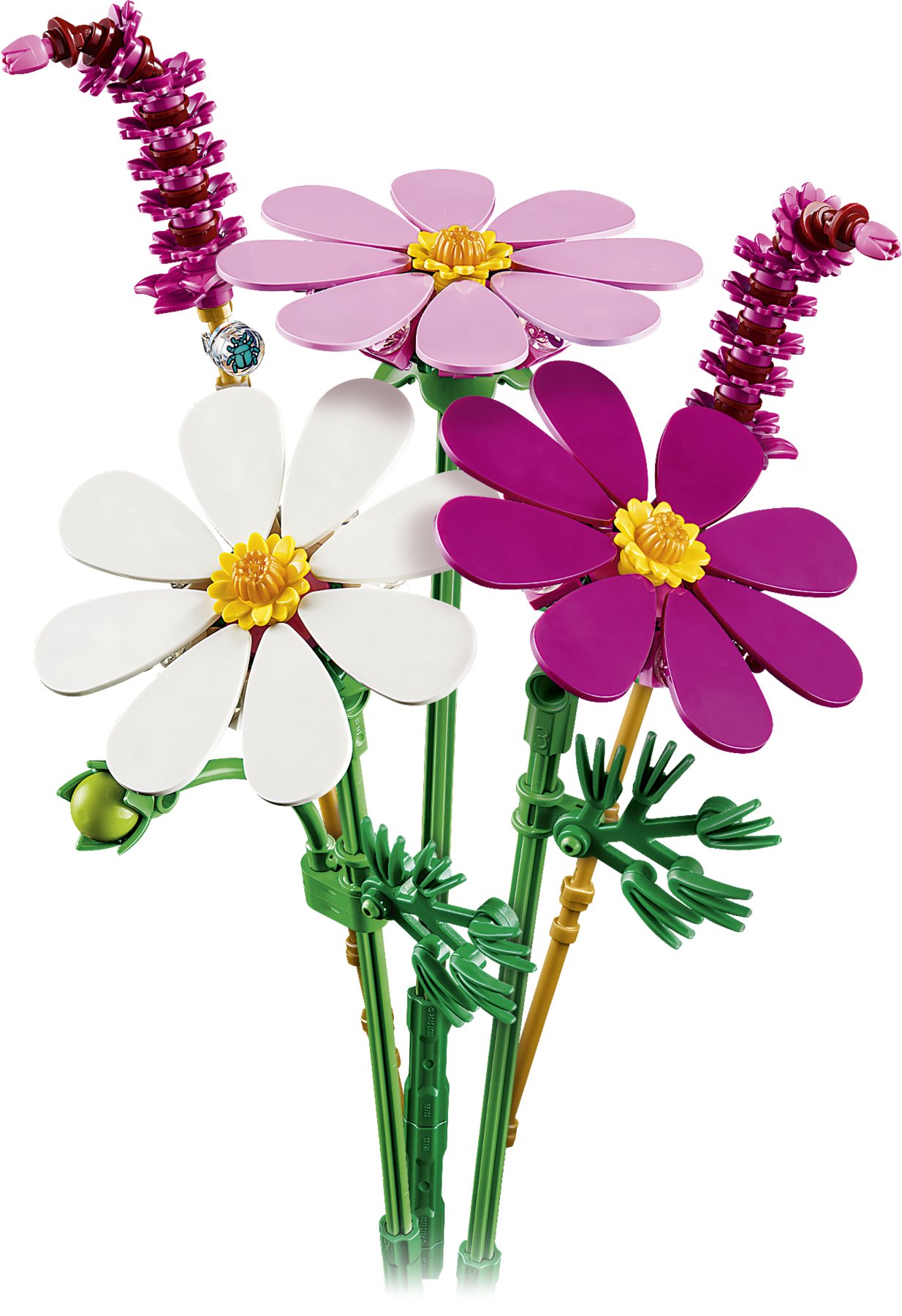 Official LEGO image of Cosmos Flowers