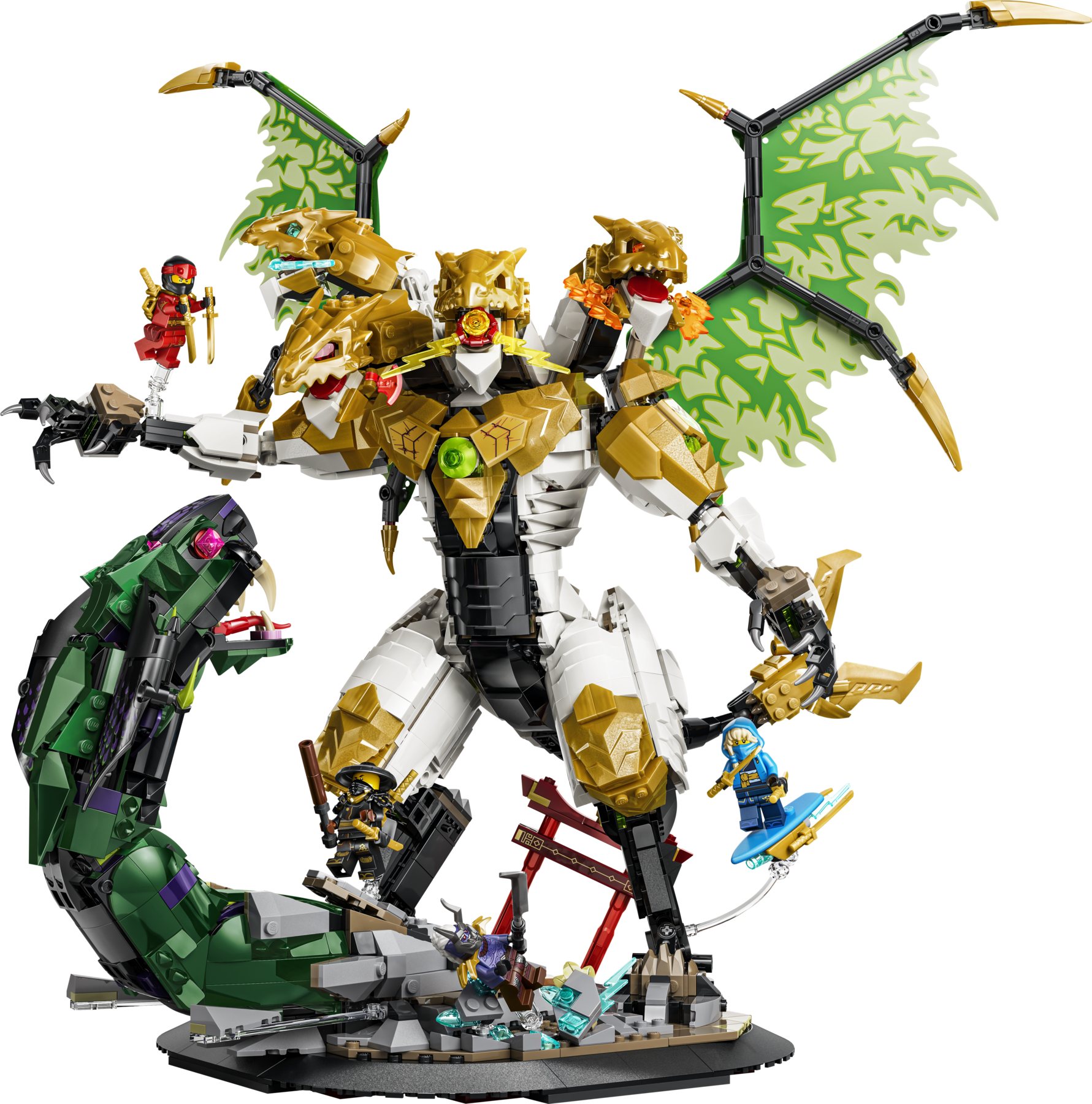 Official LEGO image of Ultra Dragon Battle