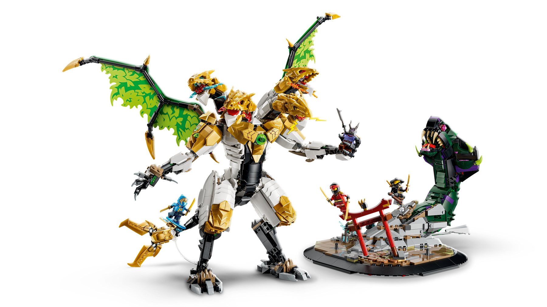 Official LEGO image of Ultra Dragon Battle