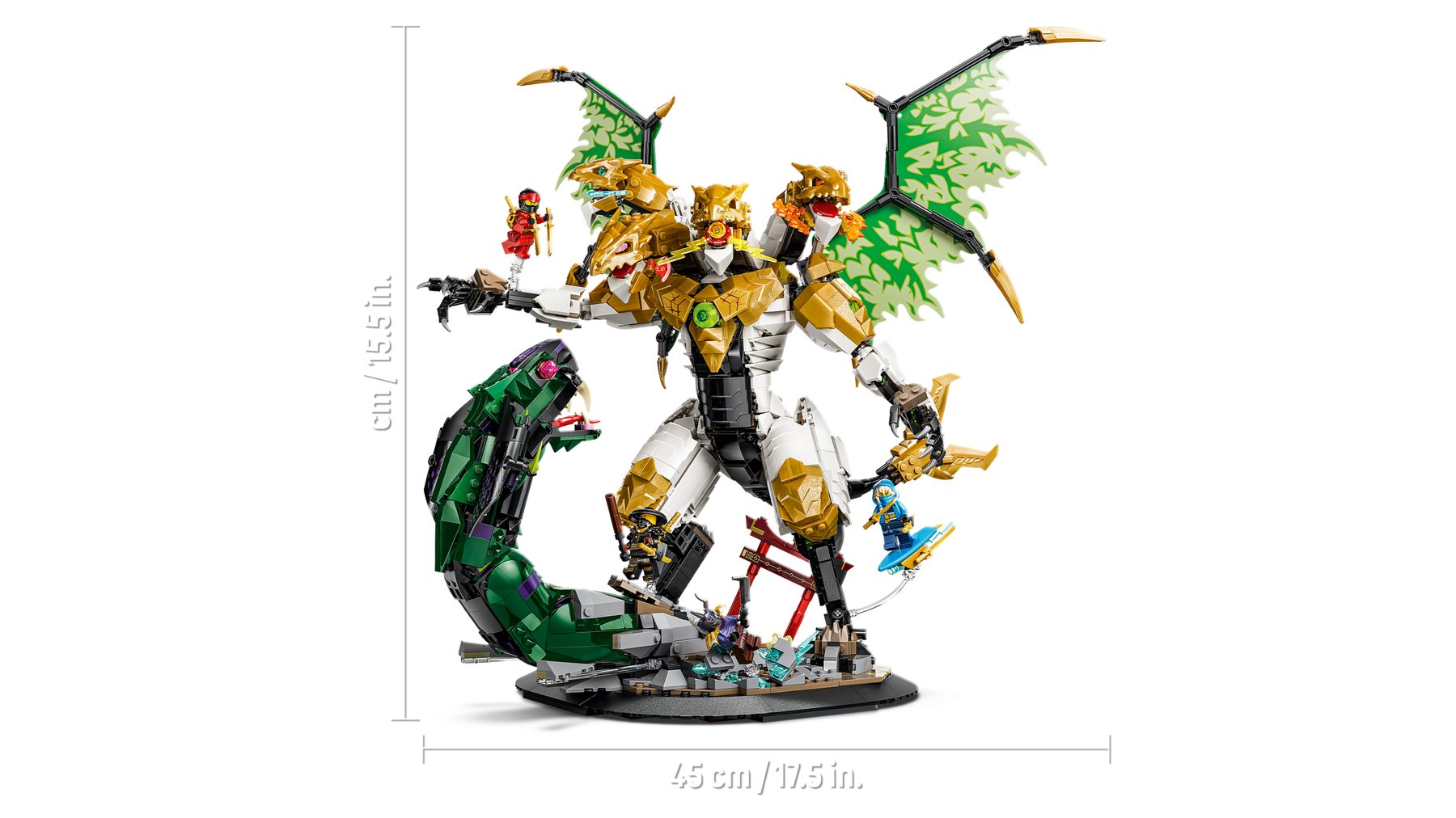Official LEGO image of Ultra Dragon Battle