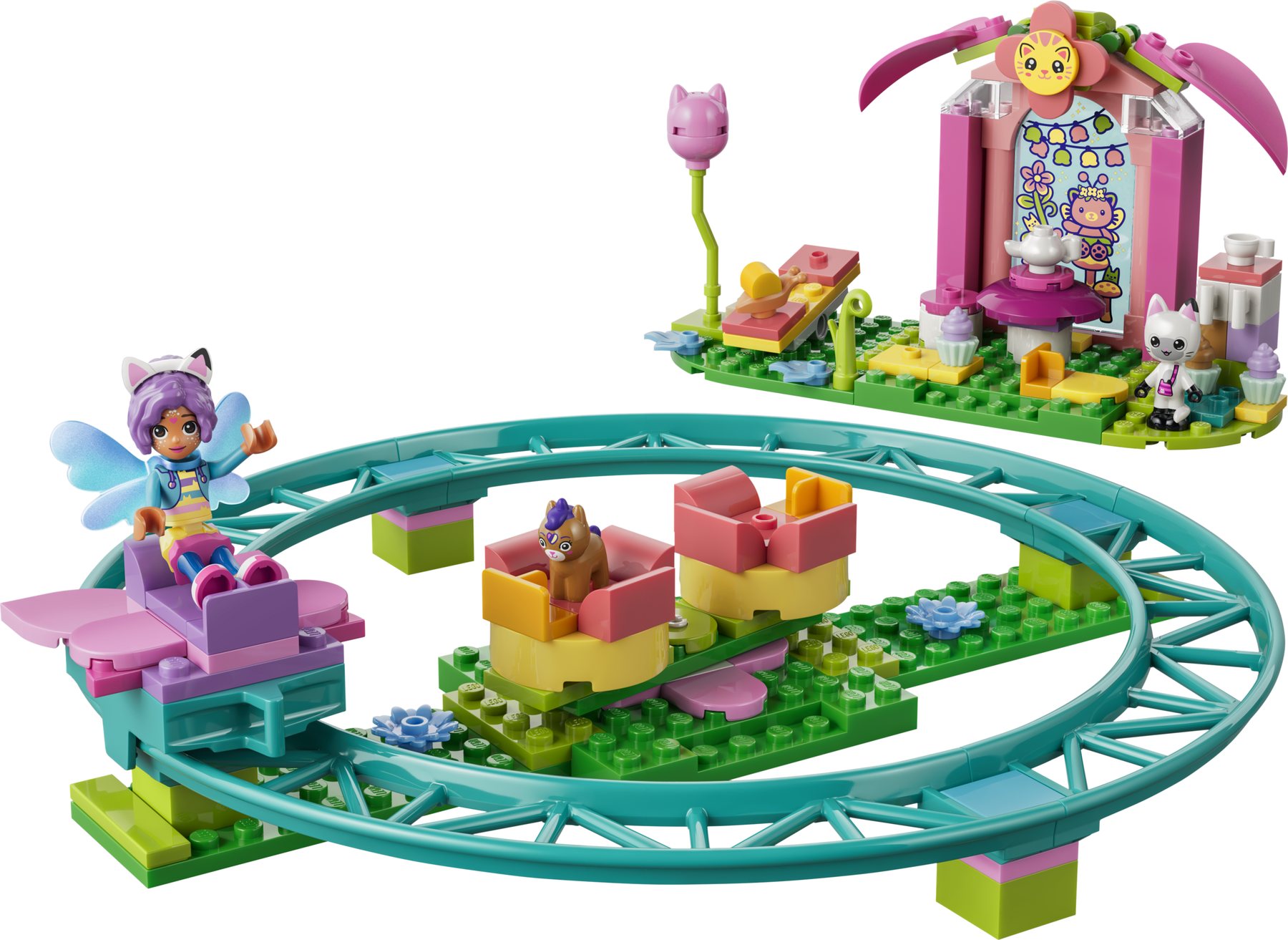 Official LEGO image of Fairy Roller Coaster and Tea Party