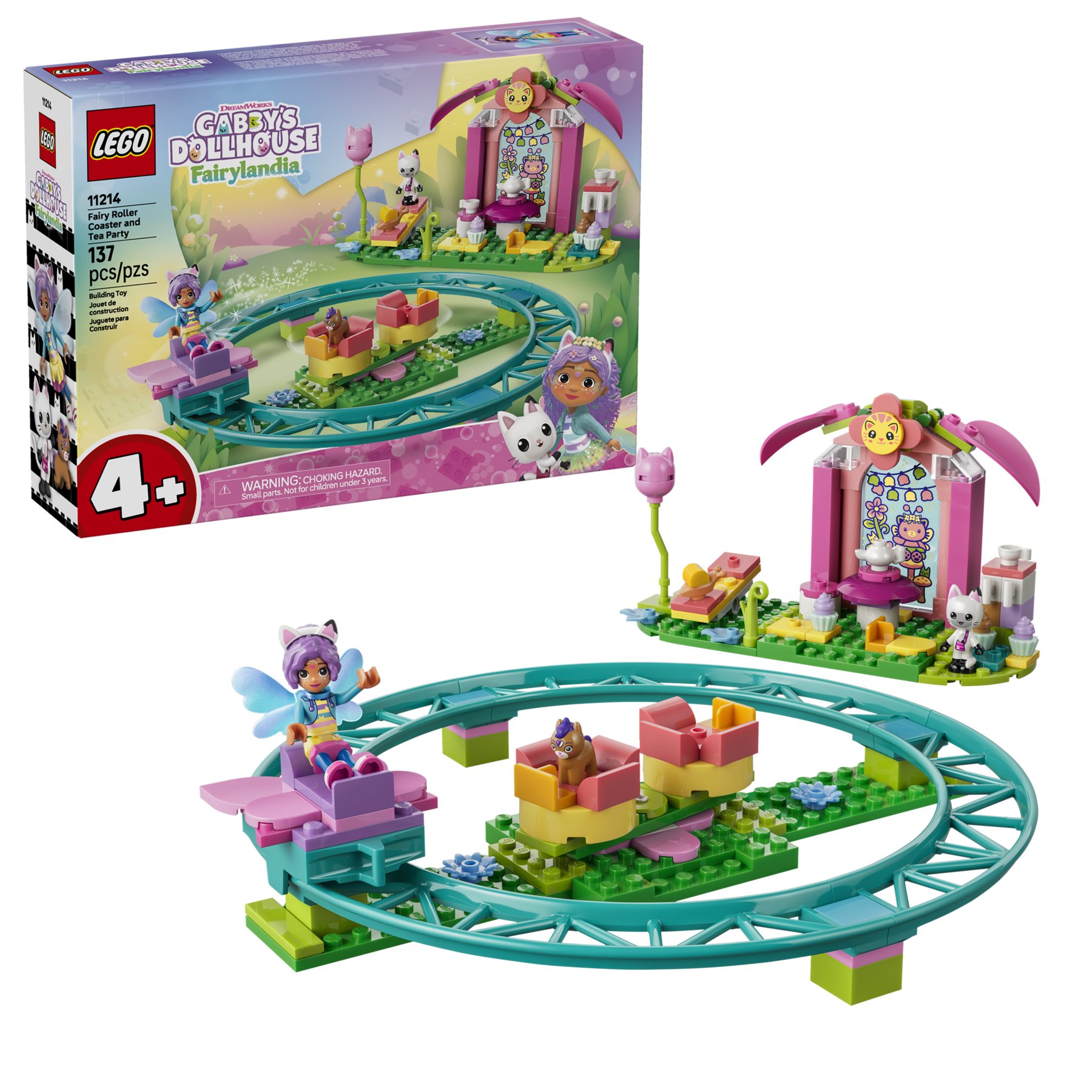 Official LEGO image of Fairy Roller Coaster and Tea Party