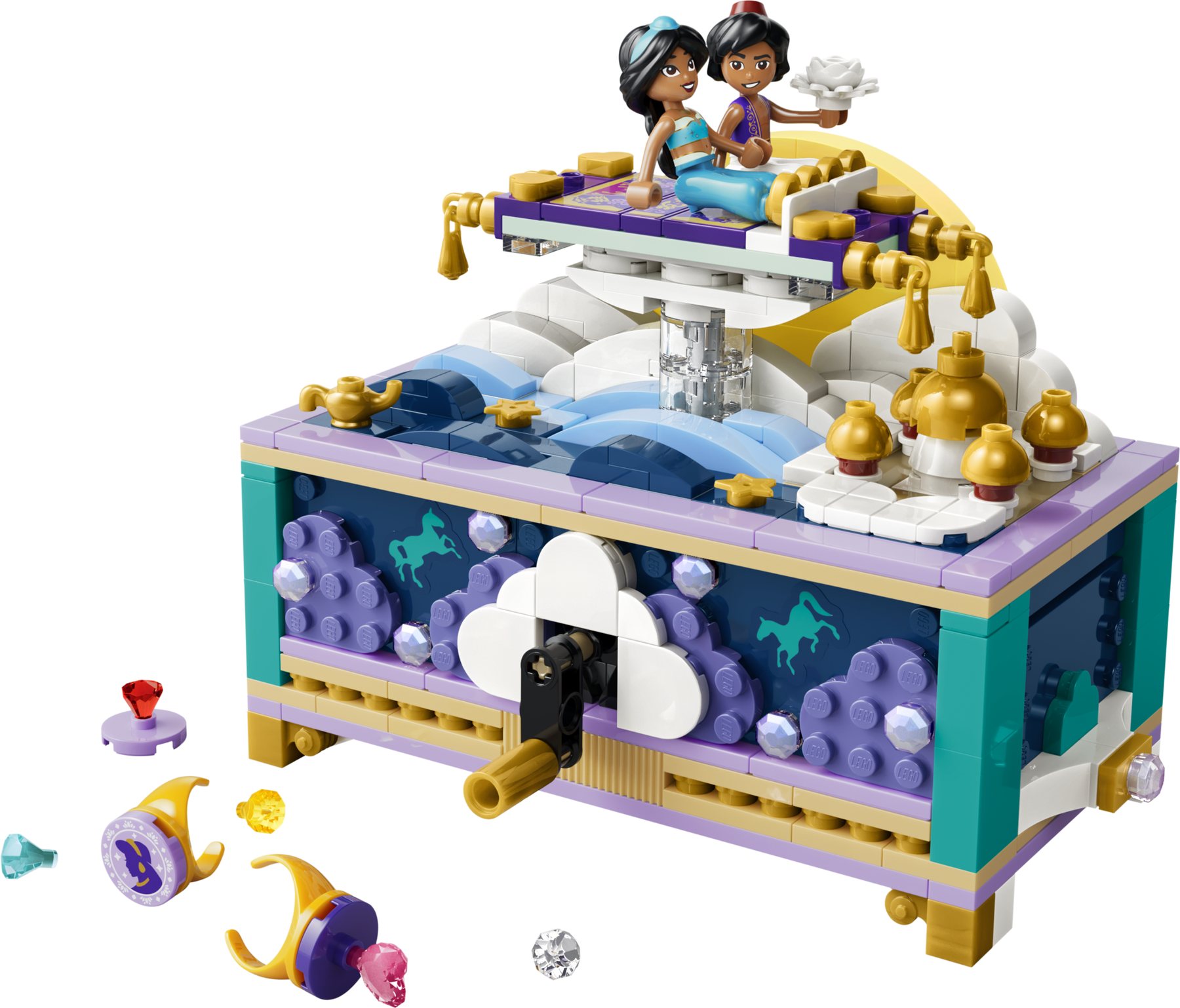Official LEGO image of Jasmine's Jewelry Box