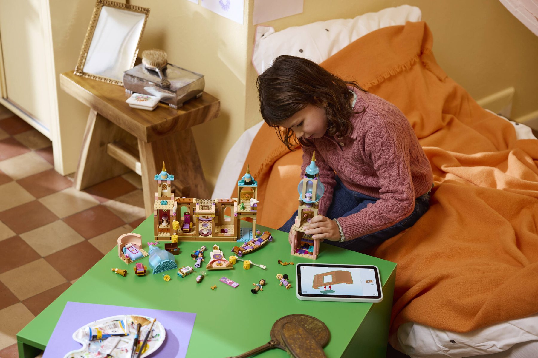 Official LEGO image of Rapunzel's Castle