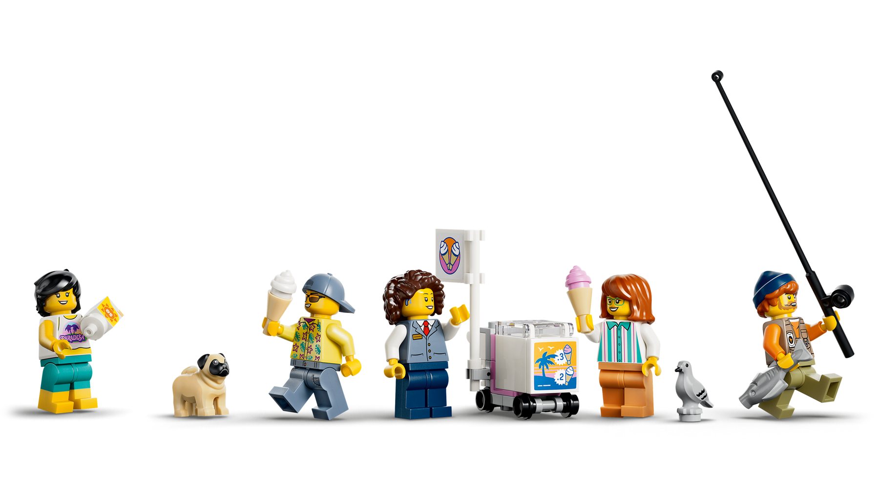 Official LEGO image of Classic Beach Streetcar