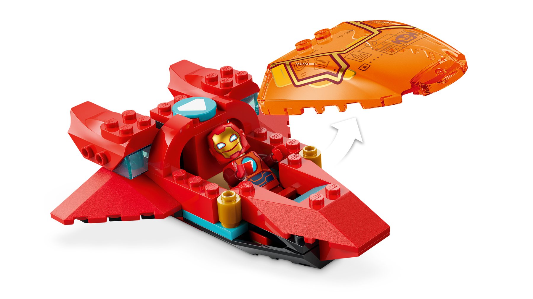 Official LEGO image of Loki vs. Team Iron Man