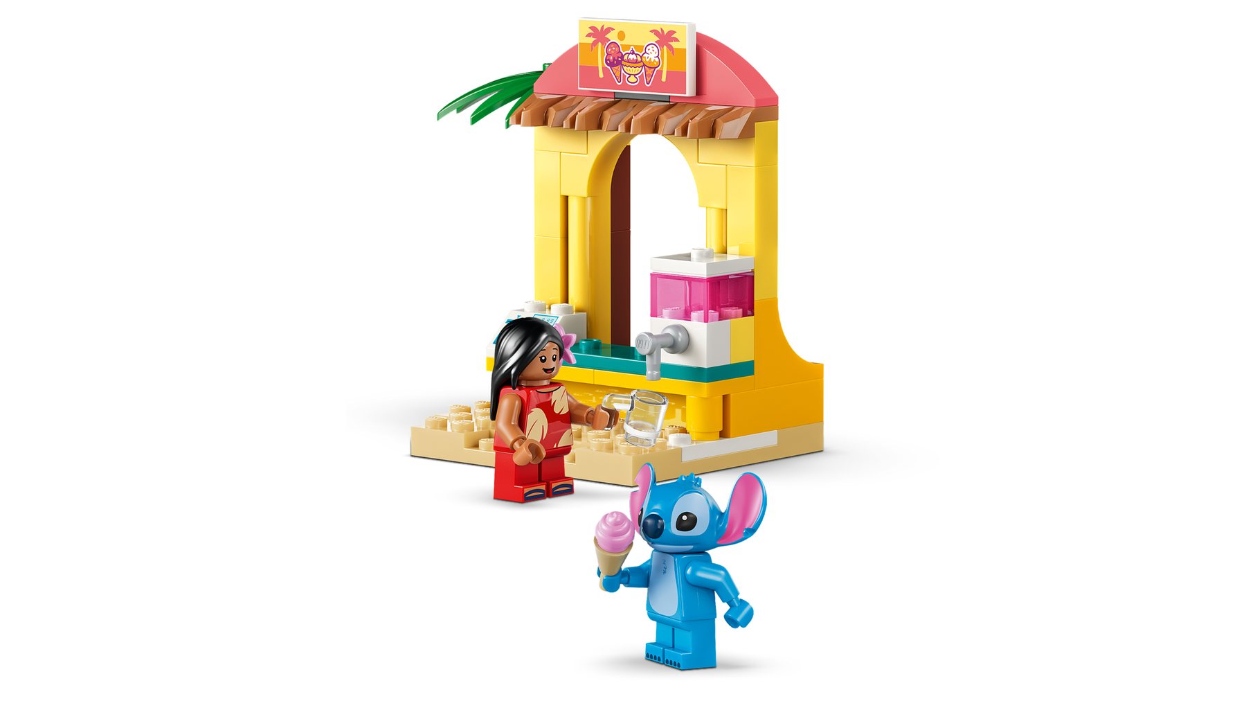 Official LEGO image of Beach Fun with Lilo & Stitch