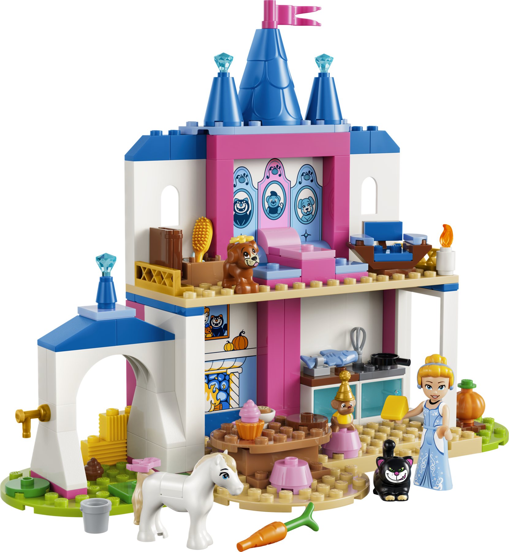 Official LEGO image of Cinderella Animal Friends Castle