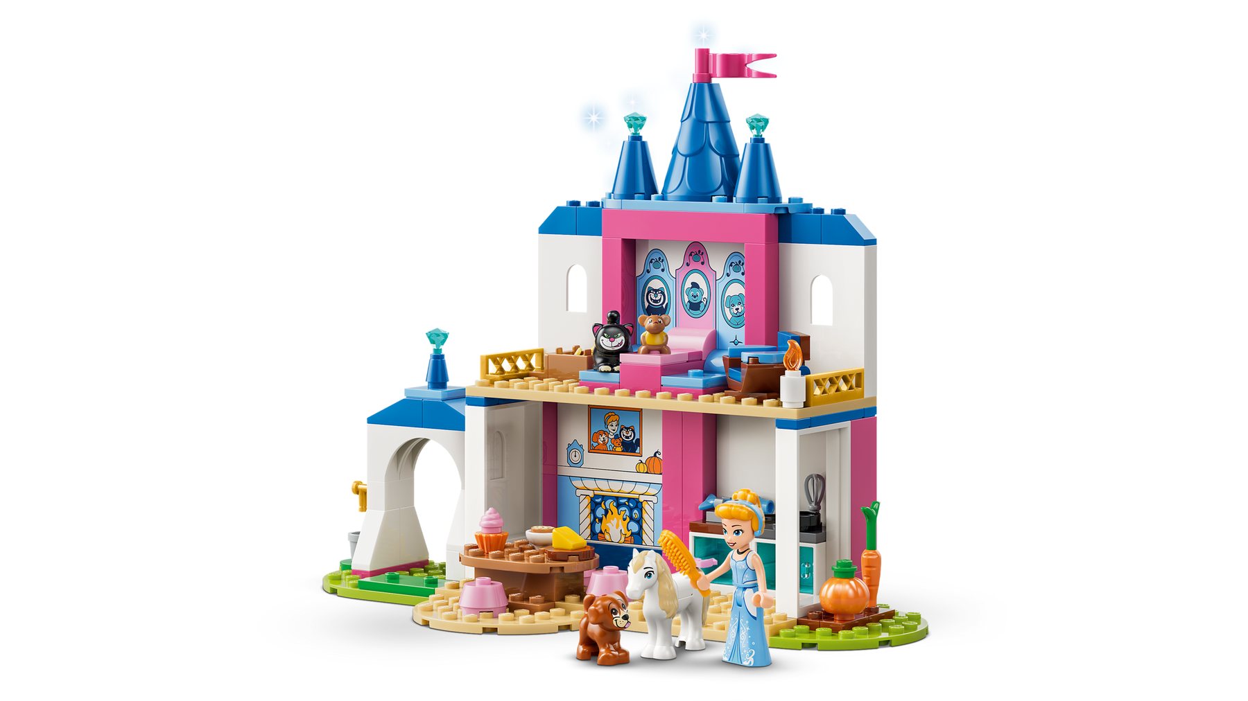 Official LEGO image of Cinderella Animal Friends Castle