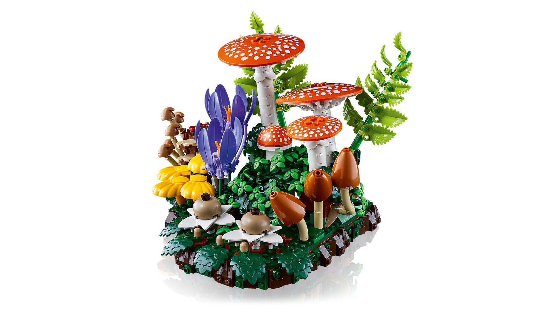 Official LEGO image of Woodland Mushrooms
