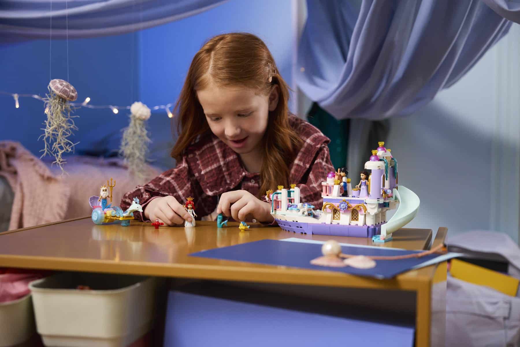 Official LEGO image of Ariel's Royal Wedding Boat