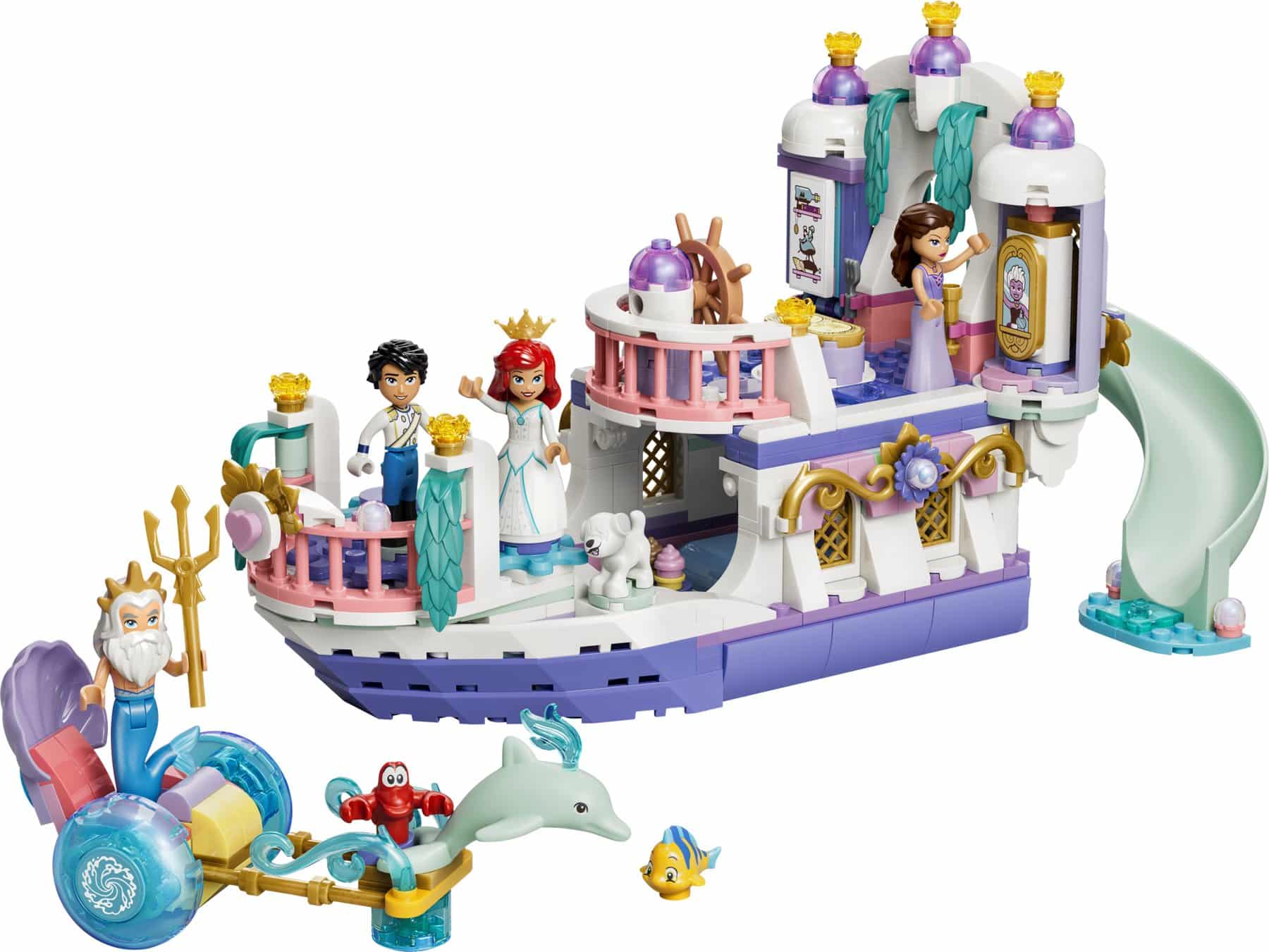 Official LEGO image of Ariel's Royal Wedding Boat