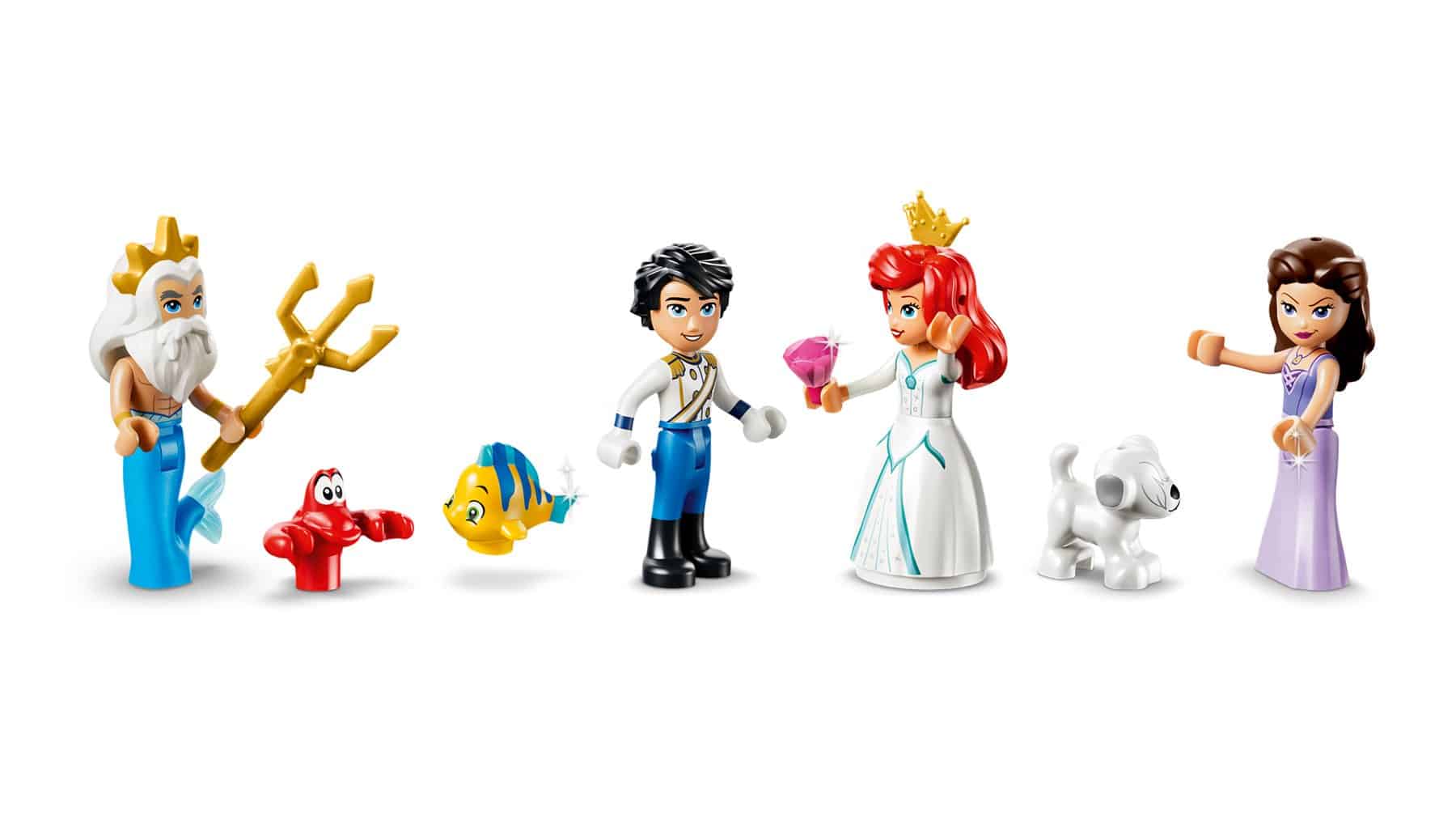 Official LEGO image of Ariel's Royal Wedding Boat