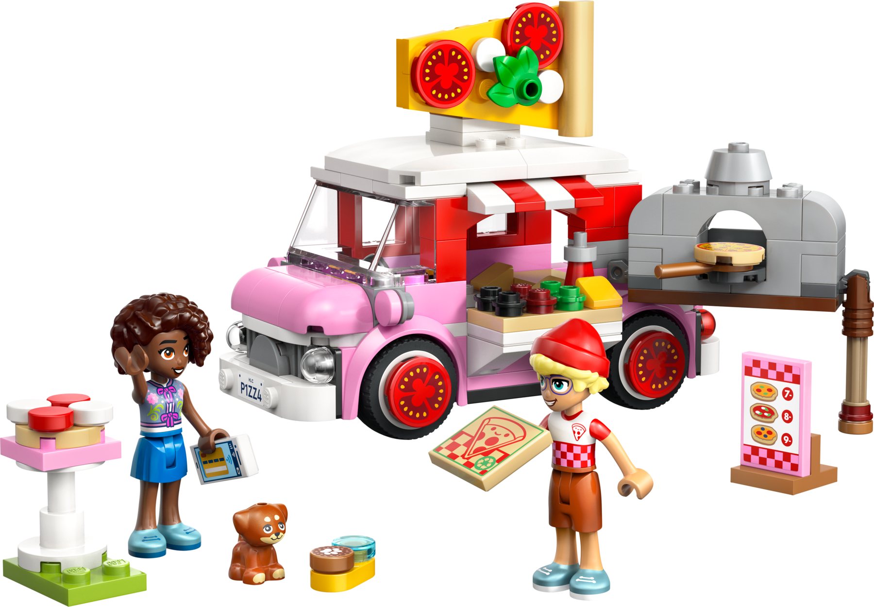 Official LEGO image of Pizza Truck