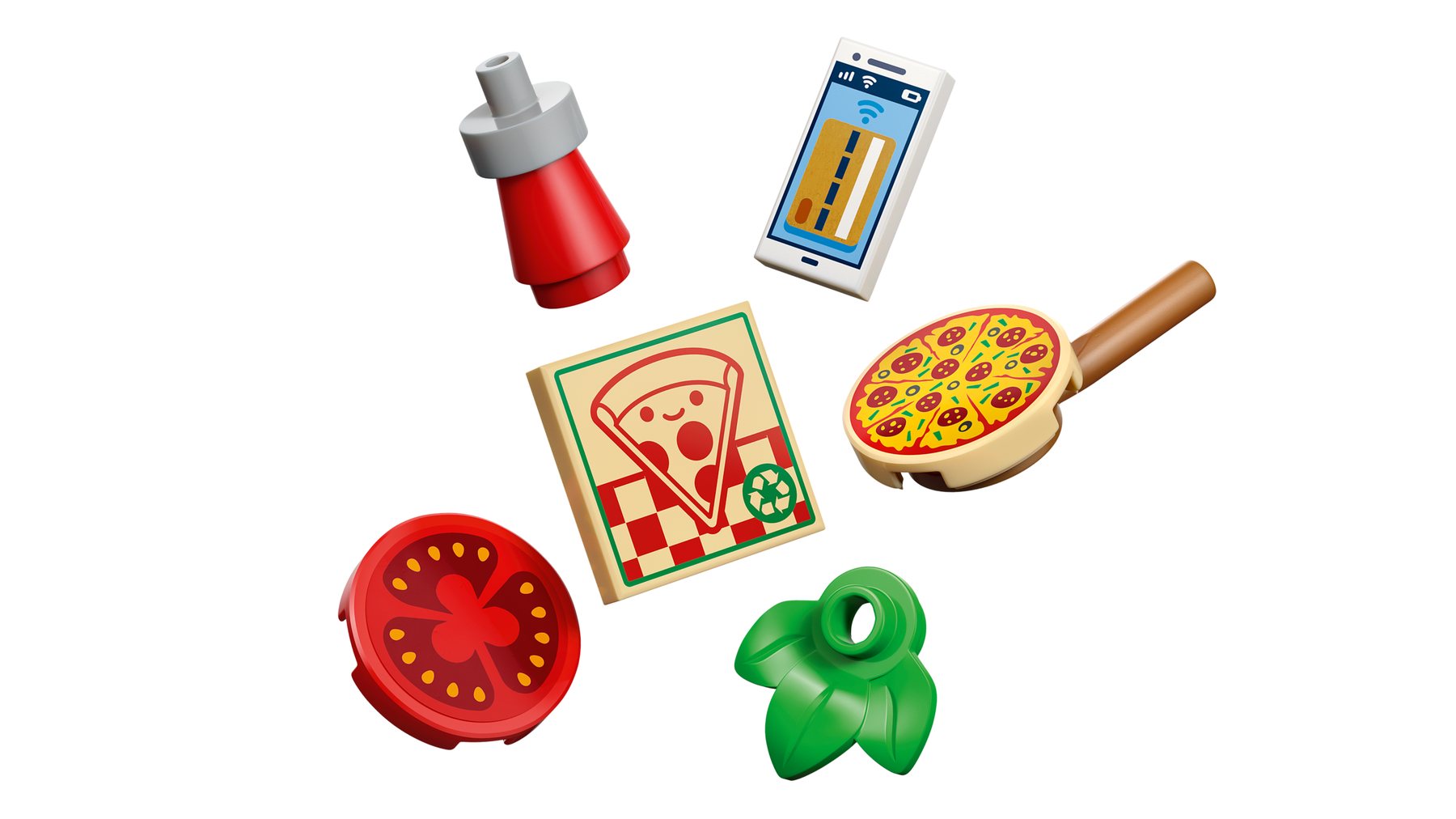 Official LEGO image of Pizza Truck