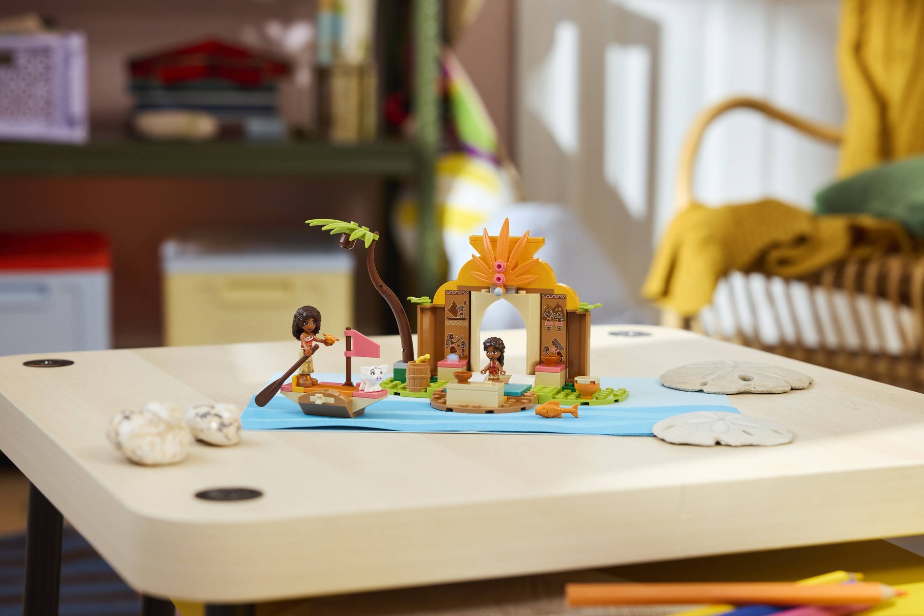 Official LEGO image of Village House & Boat