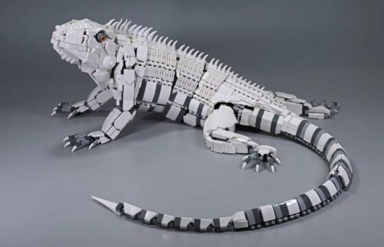 Green Iguana Mecha main LEGO Ideas image