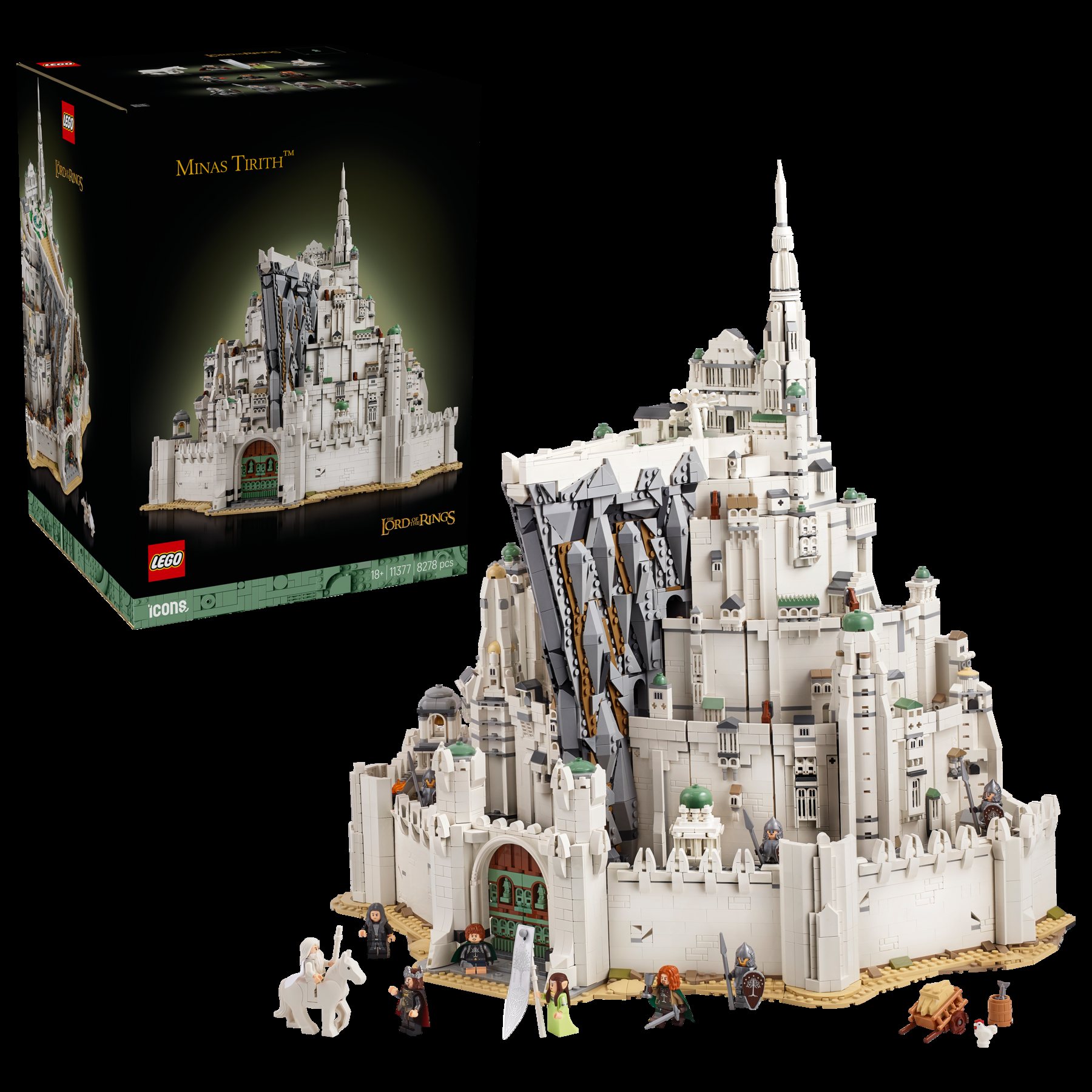 Official box image of LEGO 11377 The Lord of the Rings Minas Tirith