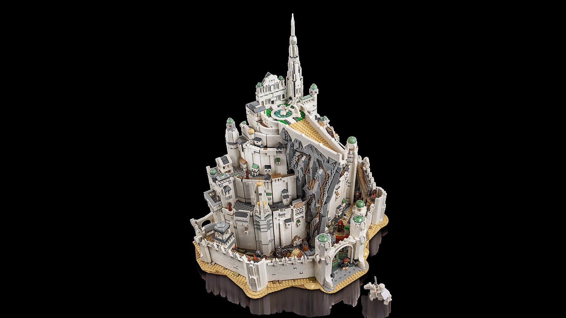 Official product render of LEGO 11377 The Lord of the Rings Minas Tirith