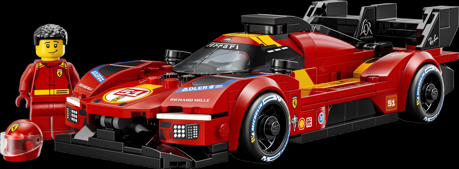 Official LEGO image of Ferrari 499P (77261)