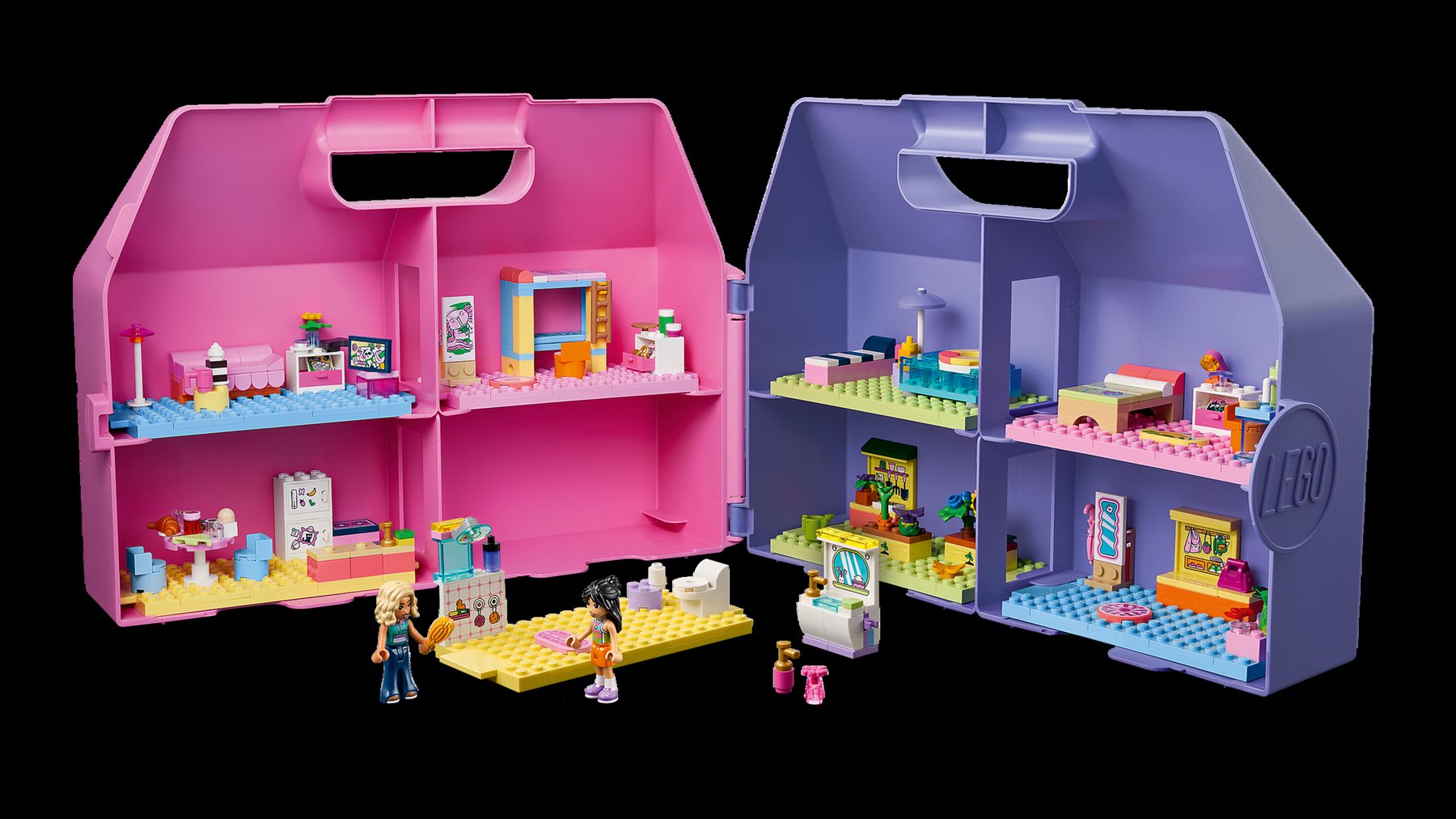 LEGO Friends 42697 Creative Dollhouse Suitcase room detail image