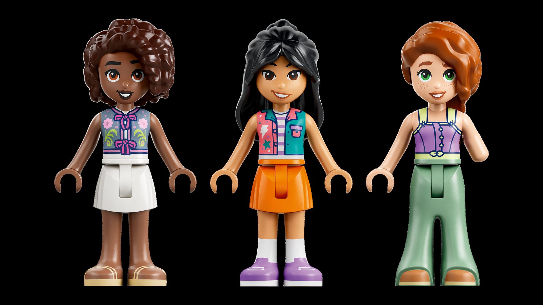 Official product render of LEGO Friends 42702 Spinning Flower and Fairy Teacup Ride