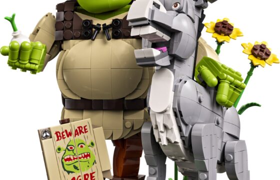 Official LEGO image of Shrek, Donkey & Puss in Boots