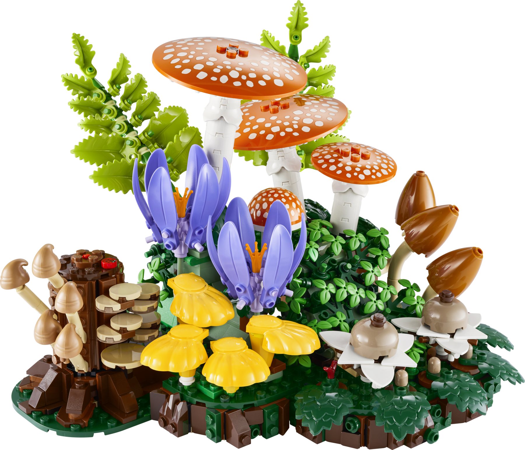 Official LEGO product image of Woodland Mushrooms