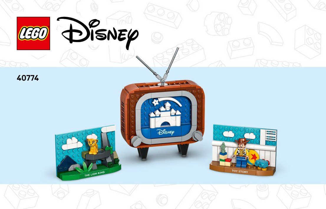 Official LEGO image of 40774 Classic Animation Scenes