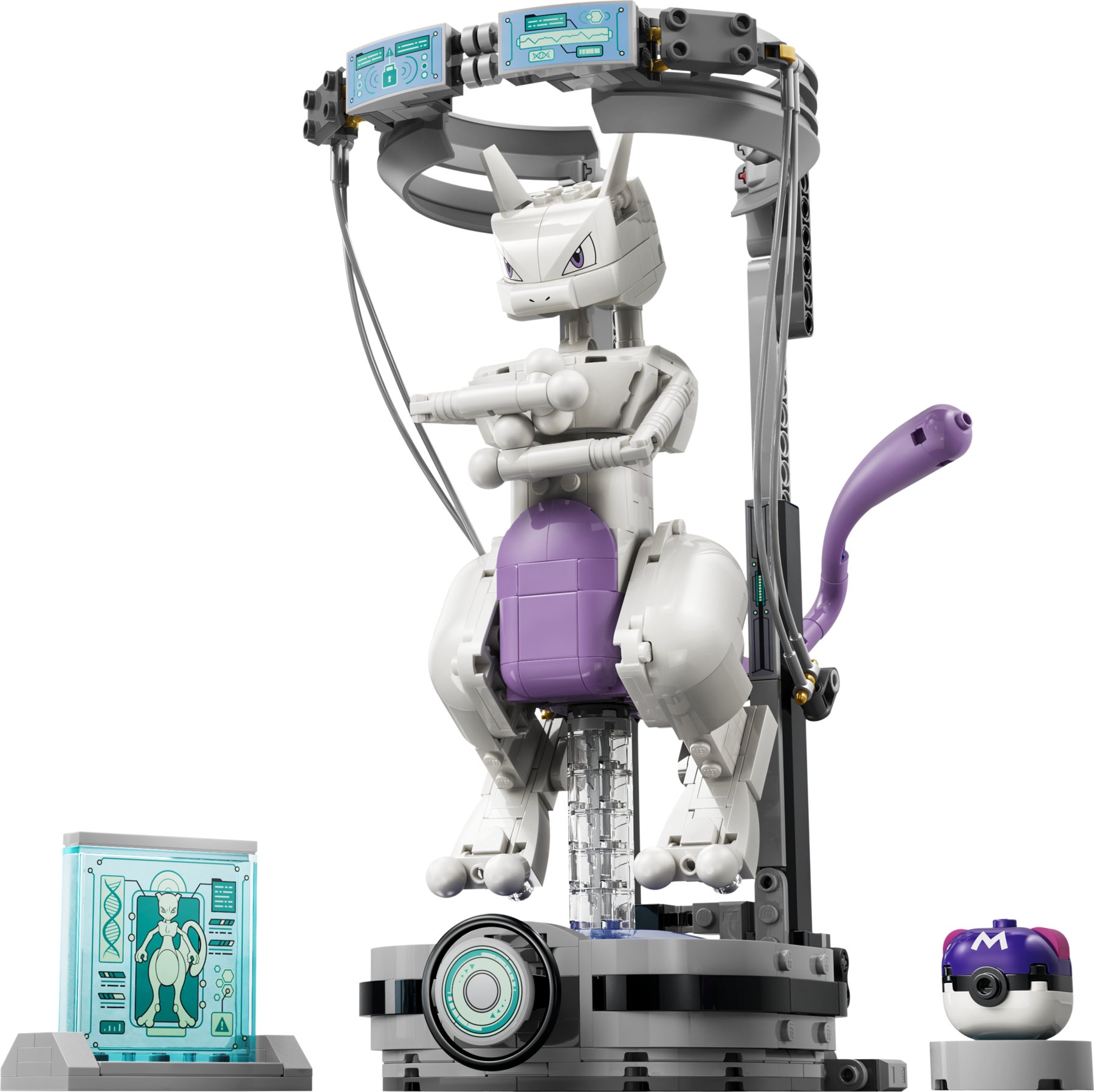 Official LEGO product image for SMART Play Mewtwo's Lab Break 72163