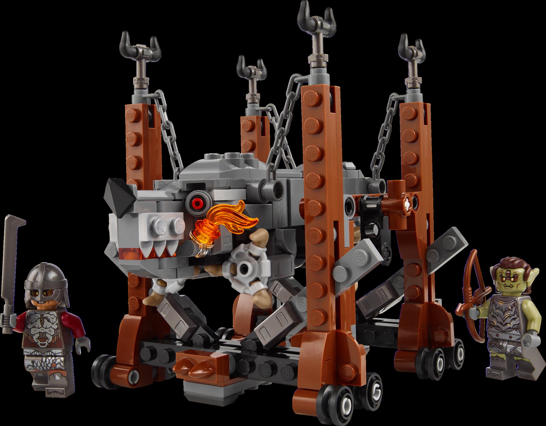 Official LEGO product image of LEGO Icons The Lord of the Rings Grond 40893