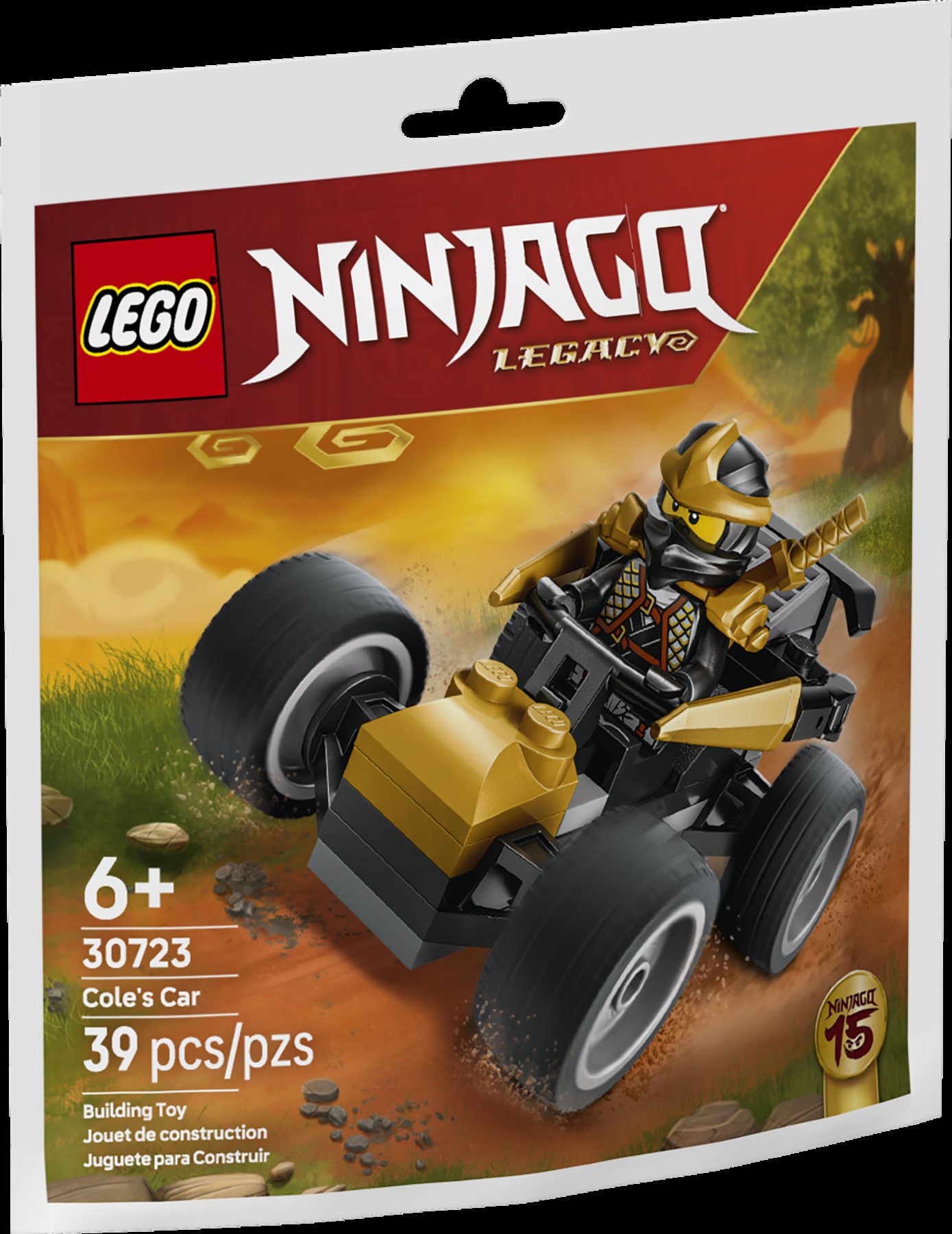 Official LEGO box image of Ninja Cole’s Car 30723