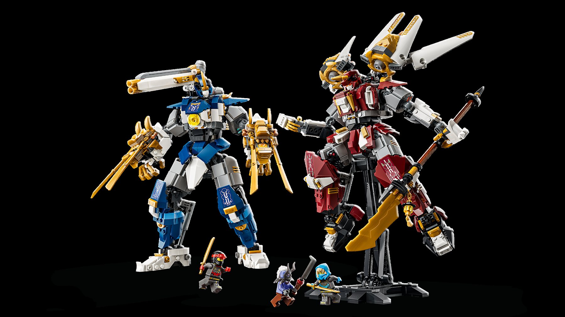 Additional official LEGO image from the 71870 The Twin Titan Mechs listing.