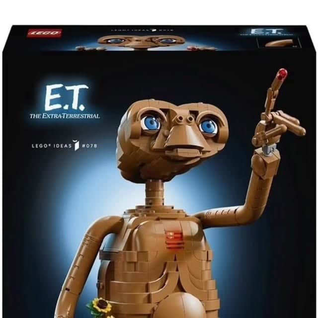 Leaked Instagram visual showing the rumored LEGO Ideas 21370 E.T. set