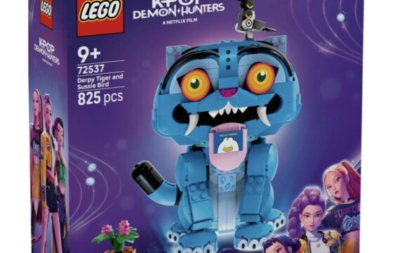 LEGO K-Pop Demon Hunters 72537 Derpy Tiger and Sussie Bird retail box image sourced from the Reddit post