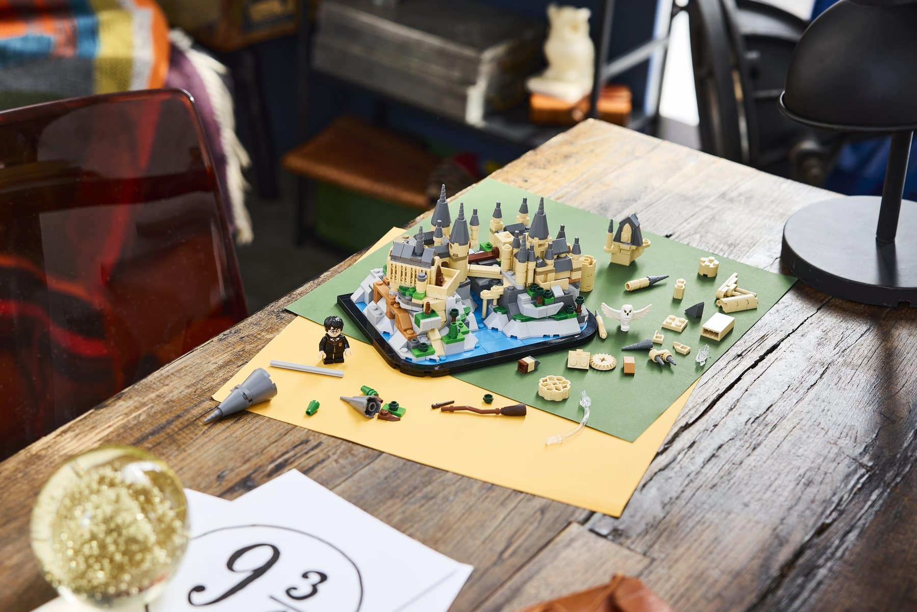 Official LEGO lifestyle image of Mini Hogwarts Castle
