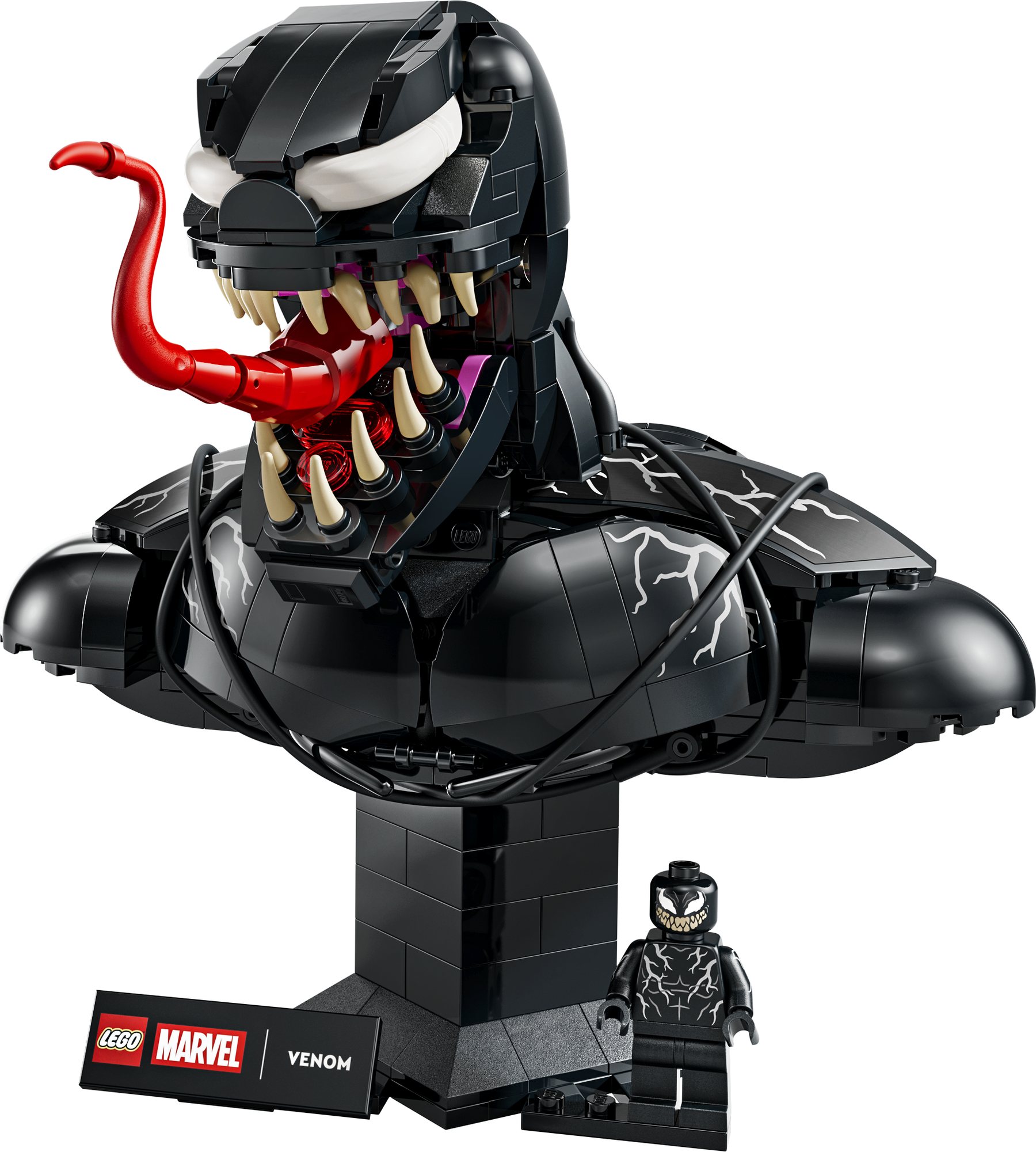 Official LEGO product image of Venom Bust