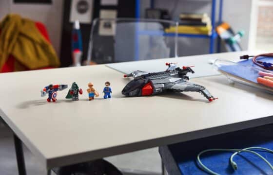 Official LEGO image of Avengers: Doomsday Quinjet