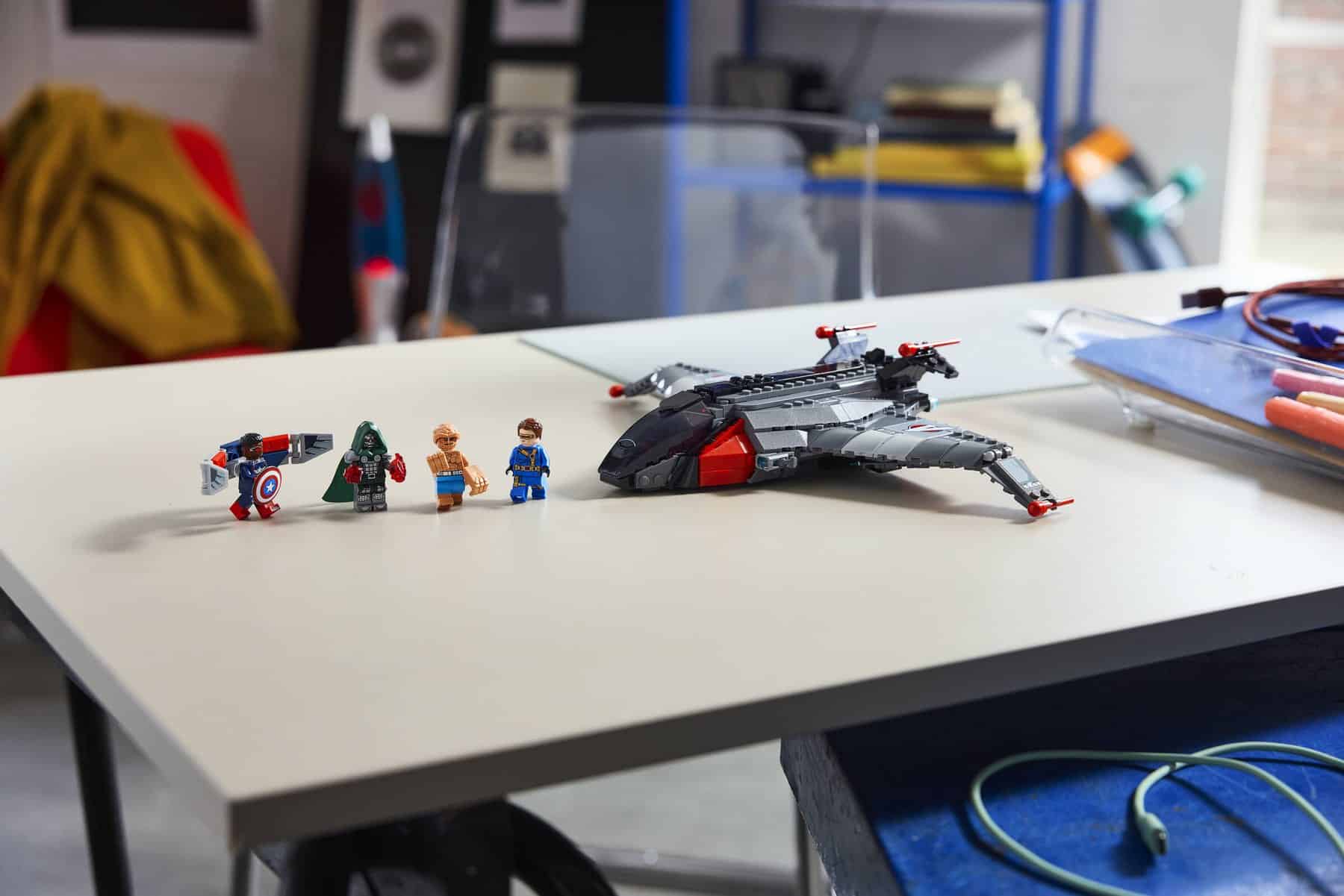 Official LEGO image of Avengers: Doomsday Quinjet