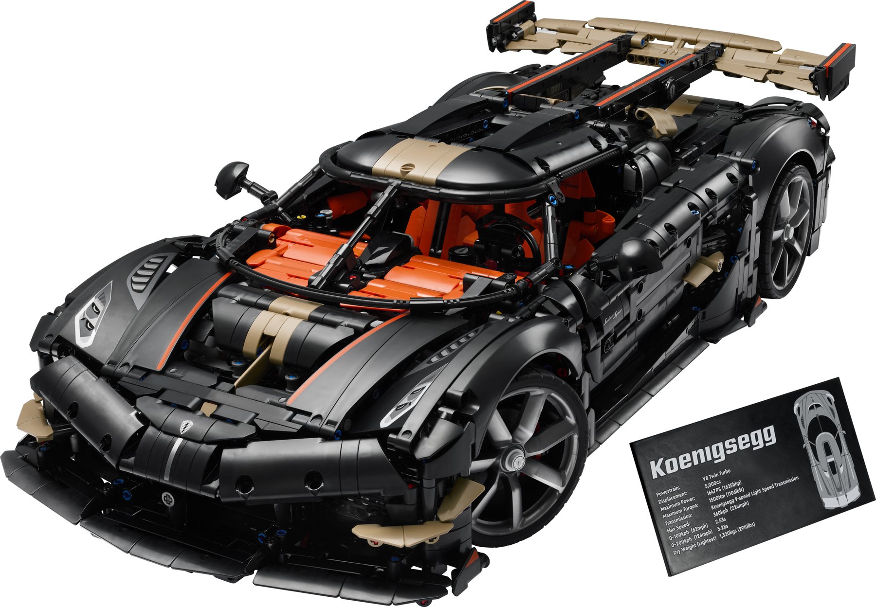 Official LEGO product image of Koenigsegg Sadair's Spear Megacar