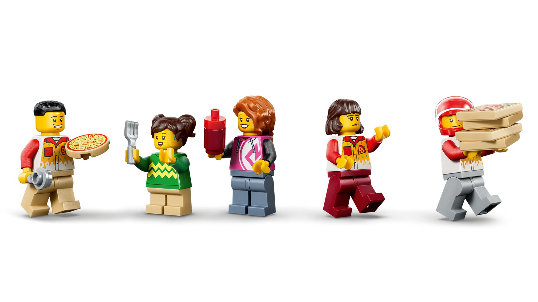Official LEGO image of Pizza Delivery Experience with Vehicles