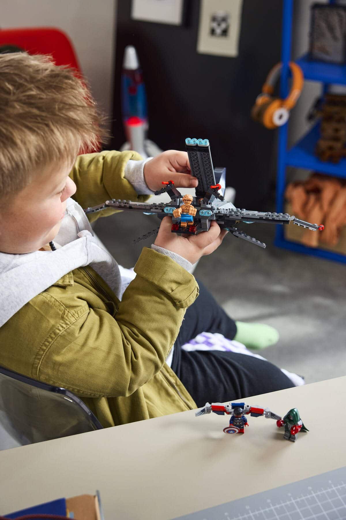 Official LEGO image of Avengers: Doomsday Quinjet